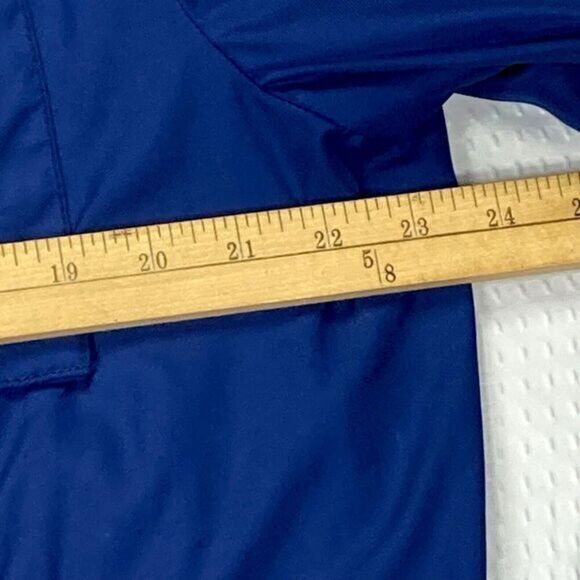 Zara Man Utility Jacket Men XL Blue Black Zip Button Sport Classic Bomber Jacket - Picture 12 of 16